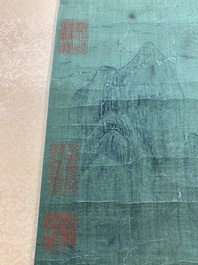 Follower of Li Cheng 李成 (919-967): 'Mountainous landscape with pine trees', ink on silk