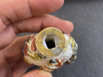 Nine Chinese porcelain snuff bottles, 19/20th C.