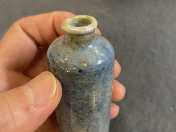 Nine Chinese porcelain snuff bottles, 19/20th C.