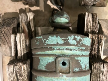 A pair of Italian bronze cannons, Venice, 17/18th C.