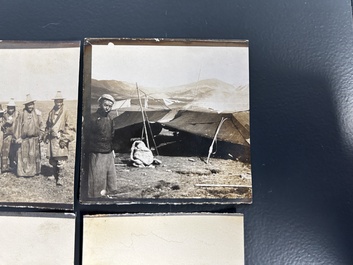 40 photos carr&eacute;es illustrant la premi&egrave;re exp&eacute;dition belge au Tibet, vers 1908