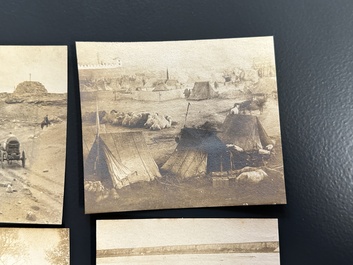 40 square photos made during the first Belgian expedition in Tibet, ca. 1908