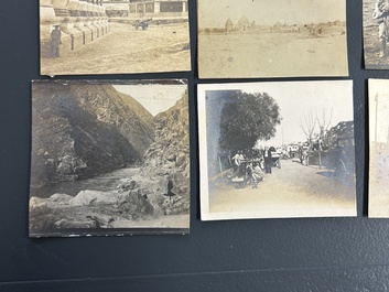 40 square photos made during the first Belgian expedition in Tibet, ca. 1908