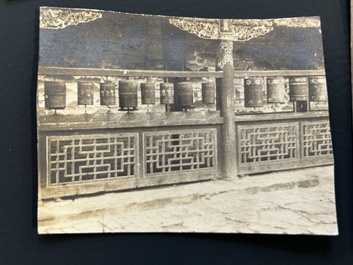 40 square photos made during the first Belgian expedition in Tibet, ca. 1908