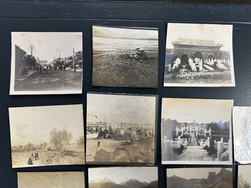 40 square photos made during the first Belgian expedition in Tibet, ca. 1908