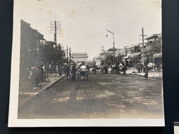 40 square photos made during the first Belgian expedition in Tibet, ca. 1908