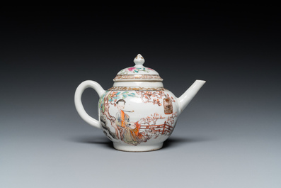 Th&eacute;i&egrave;re couverte en porcelaine de Chine famille rose, Yongzheng