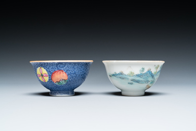 Eleven Chinese famille rose bowls, 19/20th C.