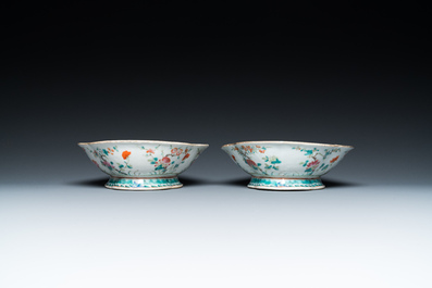 Eleven Chinese famille rose bowls, 19/20th C.