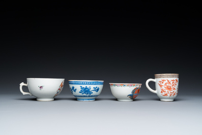 Een diverse collectie Chinees export porselein, Qianlong