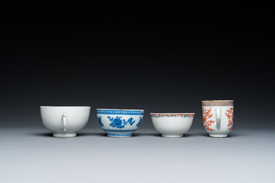 A varied collection of Chinese export porcelain, Qianlong