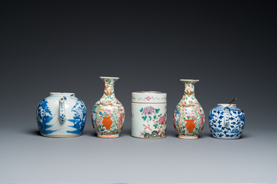 Collection vari&eacute;e en porcelaine de Chine, 19/20&egrave;me