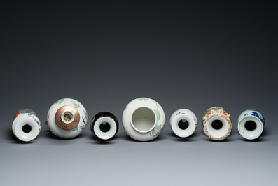 An extensive collection of varied Chinese porcelain wares, 19/20th C.