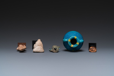 Five various Egyptian pieces, New Kingdom to Late Period