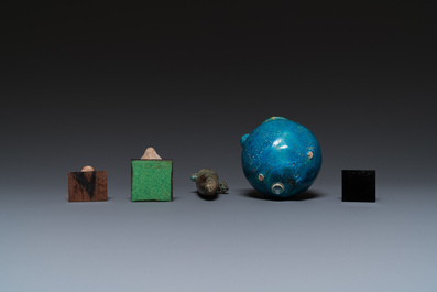 Five various Egyptian pieces, New Kingdom to Late Period