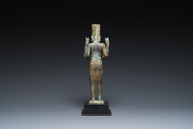 Sculpture du dieu Harihara en bronze, Royaume de Majapahit, Java, Indon&eacute;sie, probablement 14&egrave;me