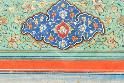 Ecole indienne, miniature: 'Portrait du sultan Abdullah Qutb Shah'