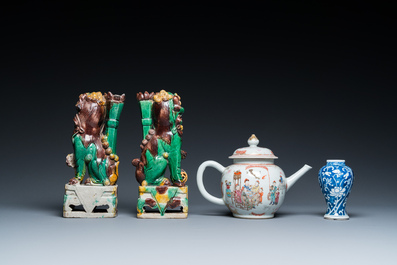 Een diverse collectie Chinees porselein, Kangxi/Qianlong