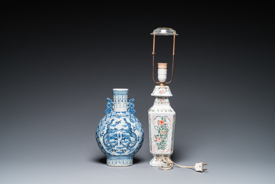 Six pi&egrave;ces en porcelaine de Chine, Qing et R&eacute;publique