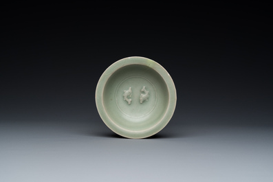 Six pi&egrave;ces en porcelaine de Chine en c&eacute;ladon et qingbai, Song et post&eacute;rieur