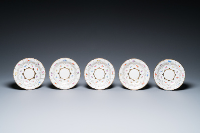 A Meissen porcelain 43-piece service with floral design, Germany, 19/20th C.