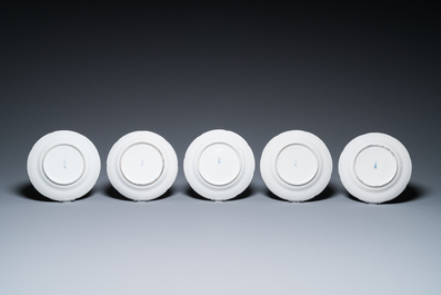 A Meissen porcelain 43-piece service with floral design, Germany, 19/20th C.