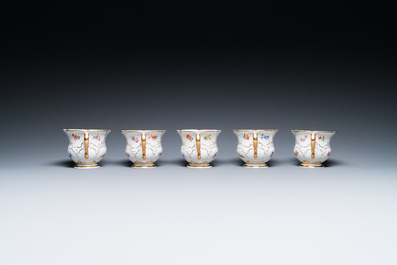 A Meissen porcelain 43-piece service with floral design, Germany, 19/20th C.