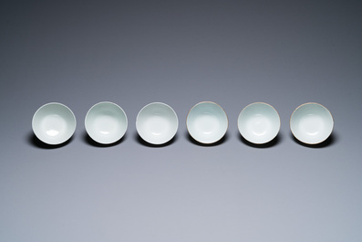 A varied collection of Chinese famille rose and qianjiang cai porcelain, 19th/20th C.