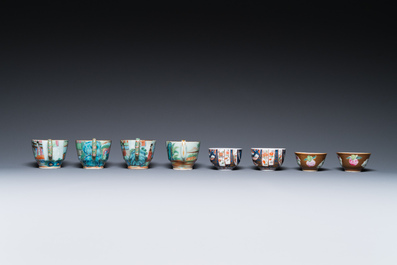 A varied collection of Chinese and Japanese porcelain, Qianlong and later