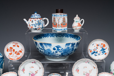 Collection vari&eacute;e en porcelaine de Chine, Kangxi/Qianlong