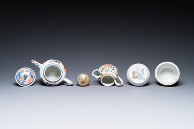 Een diverse collectie Chinees en Japans porselein, Qianlong en later