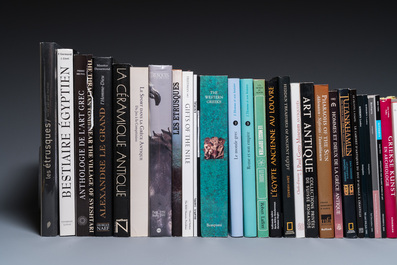An interesting collection of reference works and dealer catalogues on  Egyptian, Greek and Roman antiquities