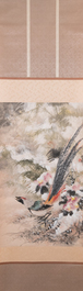 Xu Yunshu 徐雲叔 (1947- ): 'Faisan', encre et couleurs sur papier