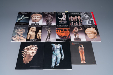 An interesting collection of reference works and dealer catalogues on  Egyptian, Greek and Roman antiquities