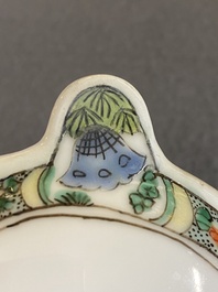 Verseuse couverte en porcelaine de Chine famille verte, Kangxi