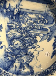 An exceptional blue and white 'Adoration of the Magi' dish, Verstraeten workshop, Haarlem, ca. 1640-1660