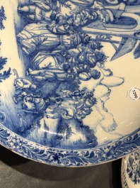 An exceptional blue and white 'Adoration of the Magi' dish, Verstraeten workshop, Haarlem, ca. 1640-1660