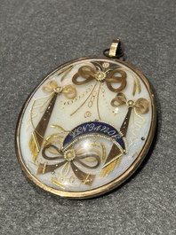 Vijf portretminiaturen, Frankrijk, Engeland en/of Duitsland, 19e eeuw