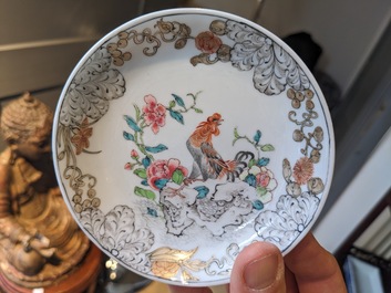 Collection vari&eacute;e en porcelaine de Chine en bleu et blanc et famille rose, 18/19&egrave;me