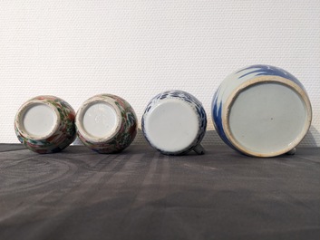 An extensive collection of varied Chinese porcelain wares, 19/20th C.