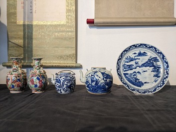 An extensive collection of varied Chinese porcelain wares, 19/20th C.