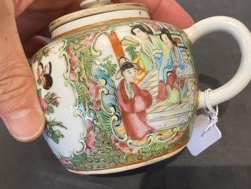 Collection vari&eacute;e en porcelaine de Chine famille rose de Canton, 19&egrave;me