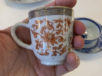 A varied collection of Chinese export porcelain, Qianlong