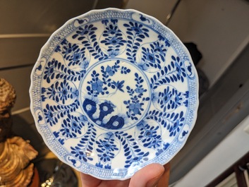 A varied collection of Chinese blue, white and famille rose porcelain, Yongzheng and later