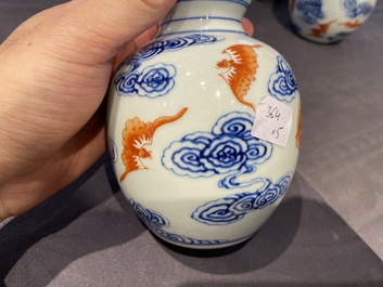Collection vari&eacute;e en porcelaine de Chine, Kangxi et post&eacute;rieur