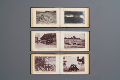 Three albums with 66 photos about the Xinhai Revolution in Hankou, Wuchang and Hanyang in China, 1911