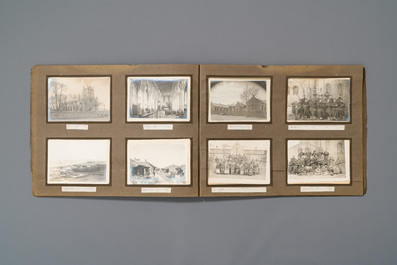 Een fotoalbum van een katholieke missie van Belgische missionarissen van Scheut in Binnen-Mongoli&euml; in China, ca. 1924