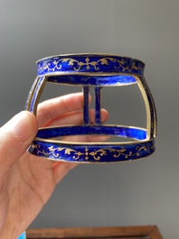 A Chinese Beijing enamel warming bowl with Shou-characters, Qianlong