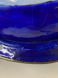 A Chinese Canton enamel three-piece warming bowl, Qianlong