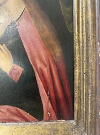 Flemish school: Virgin and Child, oil on panel, 16/17th C.